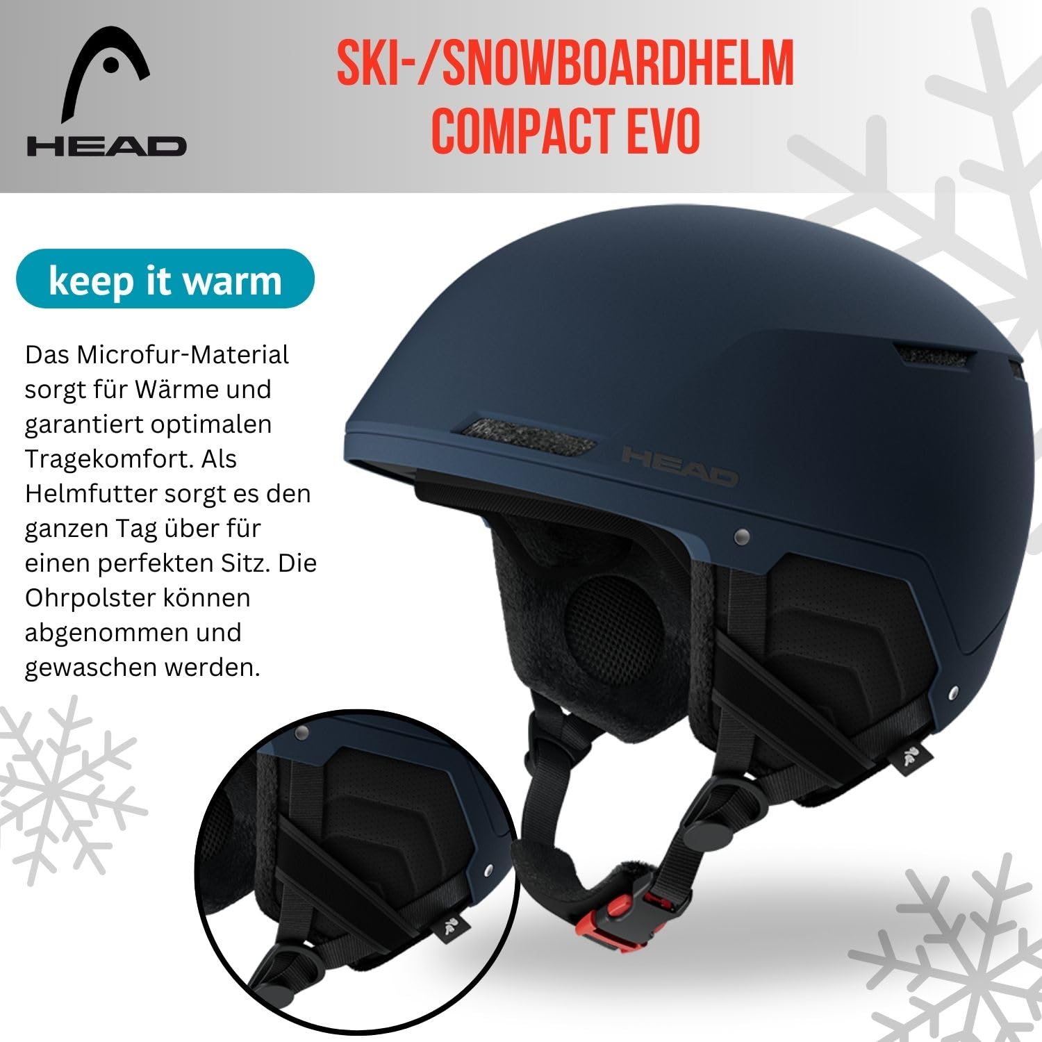 Amazon | COMPACT EVO nightblue XL/XXL (60-63cm) | ヘッド(HEAD